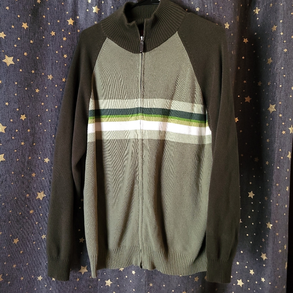 Mossimo | Men's Olive Green Sweater Extra Large